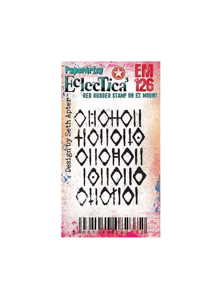 Mini tampon cling - 126 - Collection Eclectica - PaperArtsy