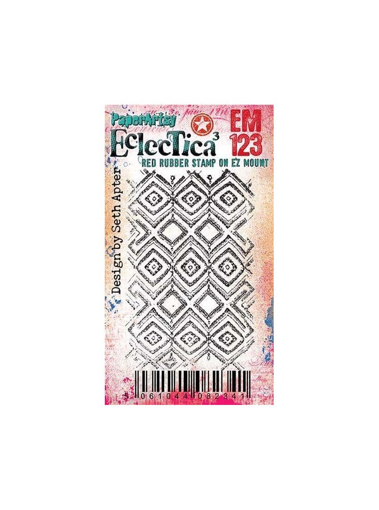 Mini tampon cling - 123 - Collection Eclectica - PaperArtsy