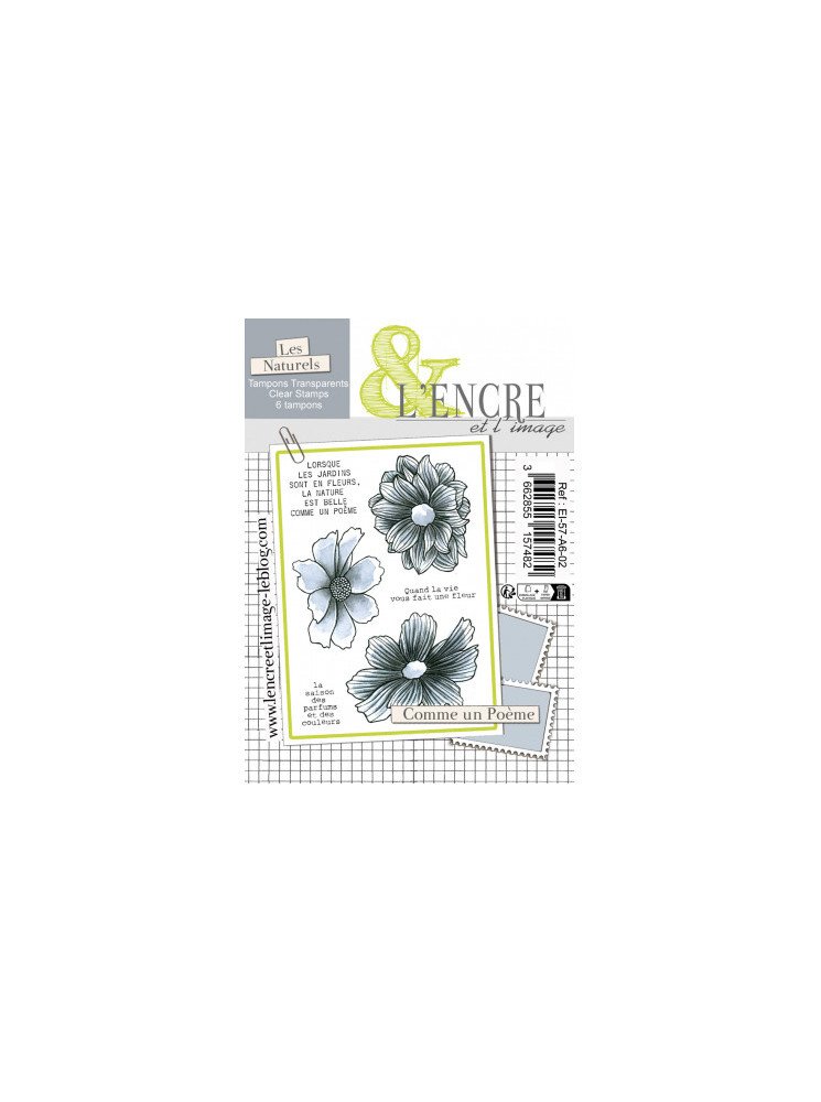 Comme un Poème - Tampon clear - Collection 57 "Capsule avril 2025" - L'Encre & l'Image