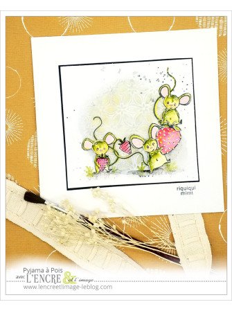 Les Trotte-Menu jardinent - Tampon clear - Collection 57 "Capsule avril 2025" - L'Encre & l'Image
