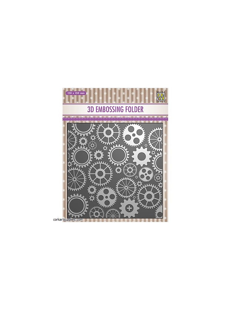 Plaque d'embossage - Rouages - Nellie's Choice