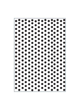 Mini Plaque d'embossage - Dots - Vaessen