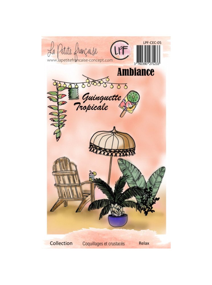 Relax - Tampon clear - Collection "Coquillages et Crustacés" - La Petite Française