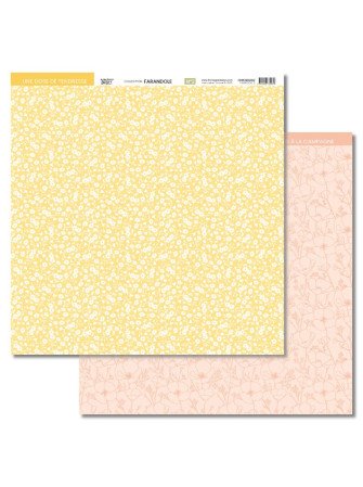 Pack papiers imprimés - Collection "Farandole" - Florilèges