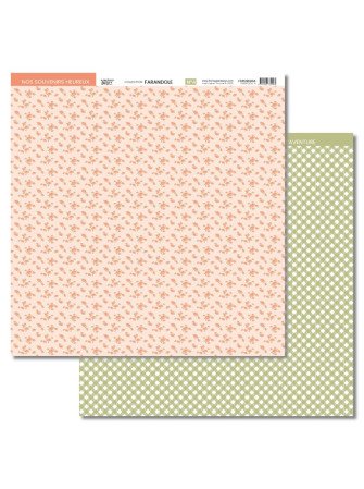 Pack papiers imprimés - Collection "Farandole" - Florilèges