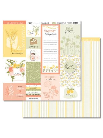Pack papiers imprimés - Collection "Farandole" - Florilèges