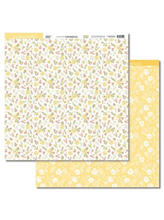 Pack papiers imprimés - Collection "Farandole" - Florilèges