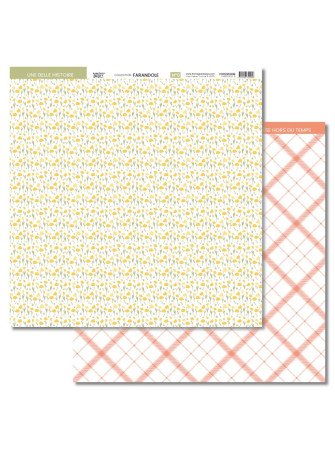 Pack papiers imprimés - Collection "Farandole" - Florilèges