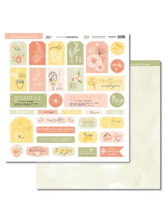 Pack papiers imprimés - Collection "Farandole" - Florilèges