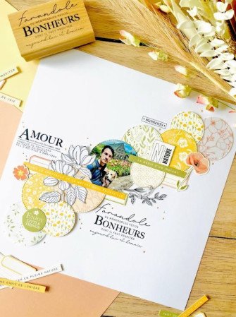 Die cut calque  - Collection "Farandole" - Florilèges Design