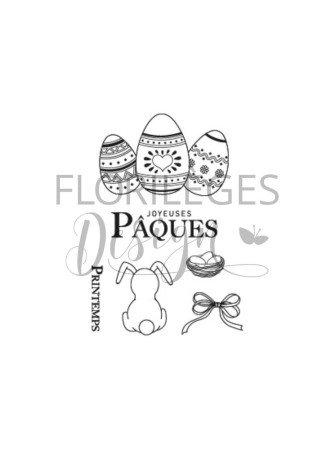 Joyeuses Pâques - tampon...