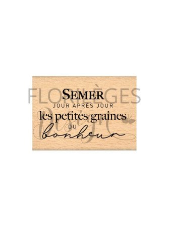 Tampon bois - Semer le...