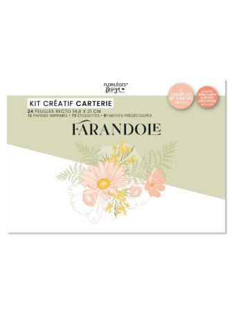 Kit créatif carterie - Collection "Farandole" - Florilèges