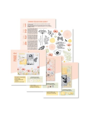 Kit créatif album - Collection "Farandole" - Florilèges
