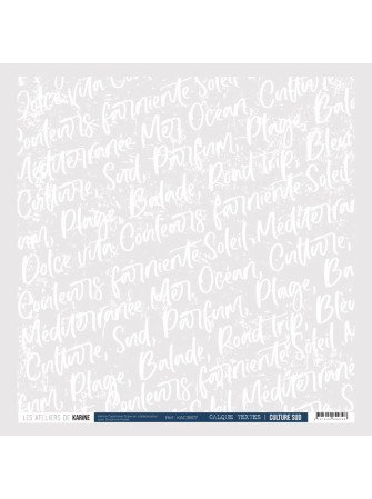 Pack papiers - Collection "Culture Sud" - Les Ateliers de Karine