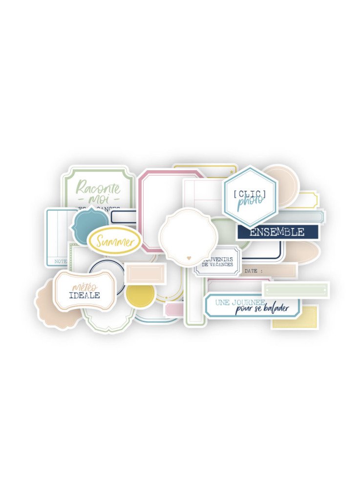 Die cuts étiquettes - Collection "Culture Sud" - Les Ateliers de Karine
