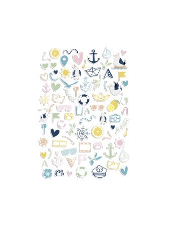 Puffy stickers motifs -...