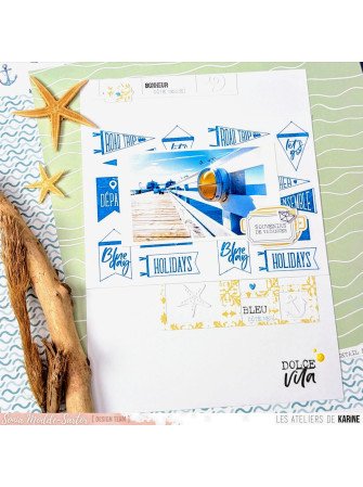 Puffy stickers motifs - Collection "Culture Sud" - Les Ateliers de Karine