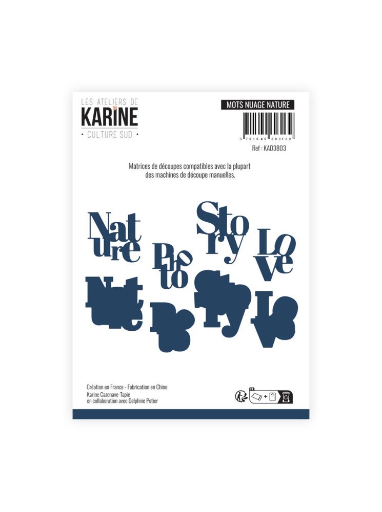 Mots nuage nature - Dies - Collection "Culture sud" - Les Ateliers de Karine