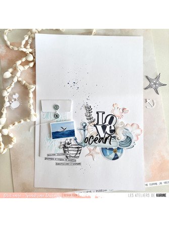 Duo enveloppes - Dies - Collection "Culture sud" - Les Ateliers de Karine