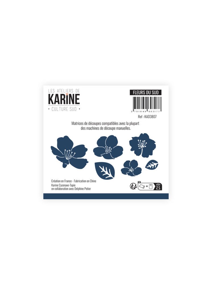 Fleurs du sud - Dies - Collection "Culture sud" - Les Ateliers de Karine