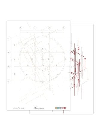 Pack papiers  - Collection "Geométrie" A4 - Sokaï