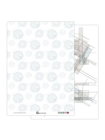Pack papiers  - Collection "Geométrie" A4 - Sokaï