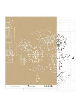 Pack papiers  - Collection "Geométrie" A4 - Sokaï