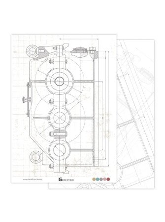 Pack papiers  - Collection "Geométrie" A4 - Sokaï