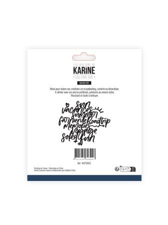 Textes été - Pochoir -...