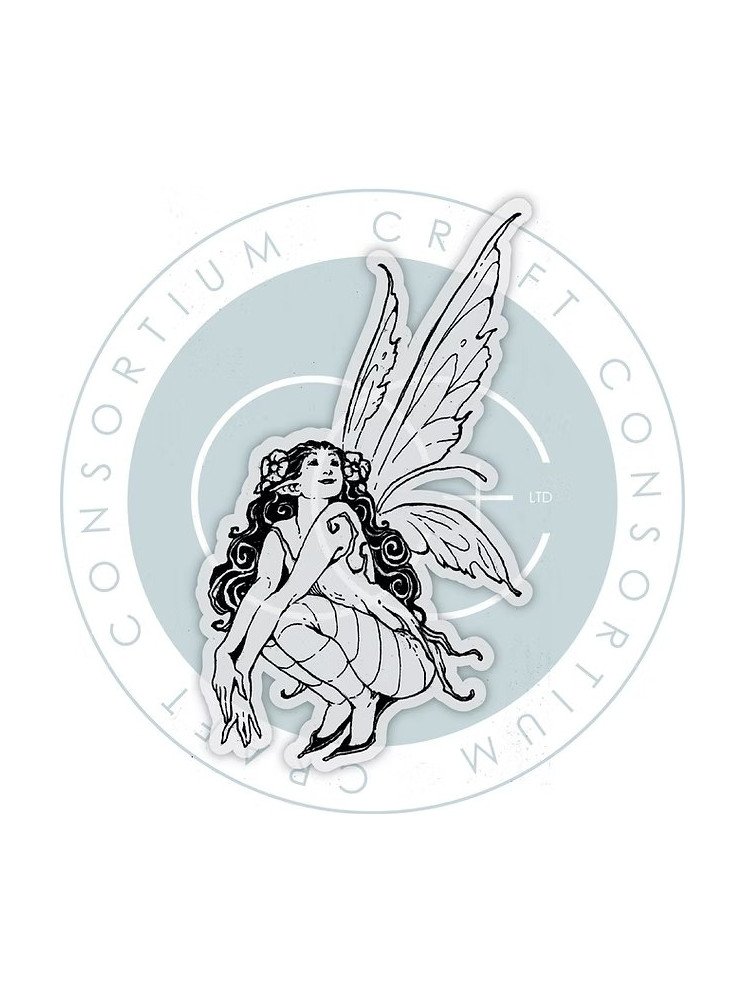 Crouching - Tampon clear - collection "Fairies" - Craft Consortium