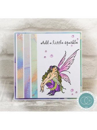 Crouching - Tampon clear - collection "Fairies" - Craft Consortium