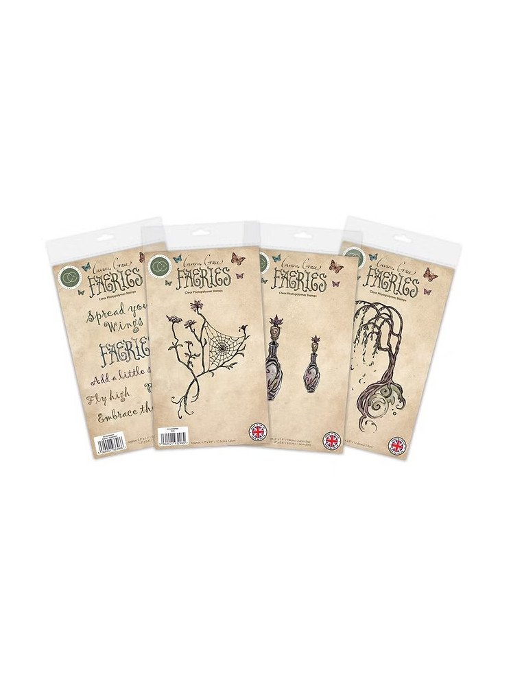 Collection "Fairies Enchantment" - Set 4 Tampons clear - Craft Consortium