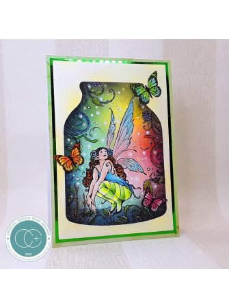 Crouching - Tampon clear - collection "Fairies" - Craft Consortium