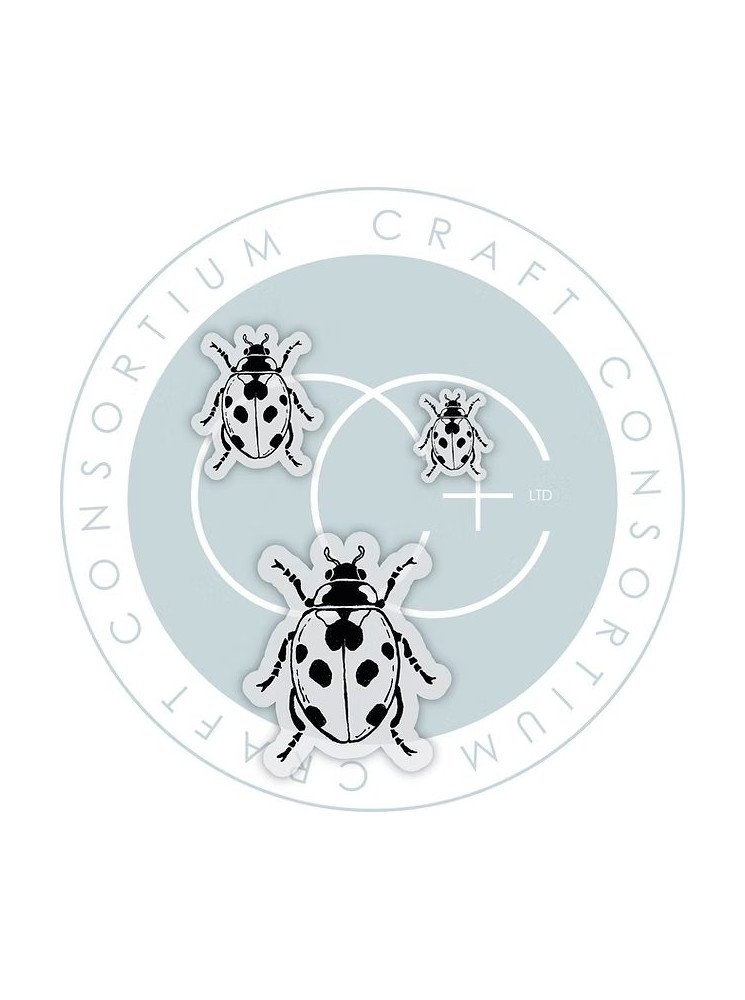 Ladybird - Tampon clear - collection "Fairies Creatures" - Craft Consortium