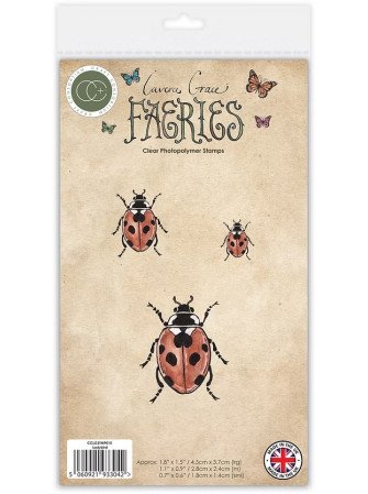 Ladybird - Tampon clear - collection "Fairies Creatures" - Craft Consortium