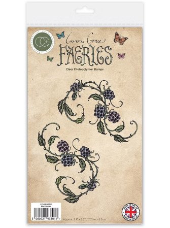 Blackberries - Tampon clear - collection "Fairies Flora" - Craft Consortium