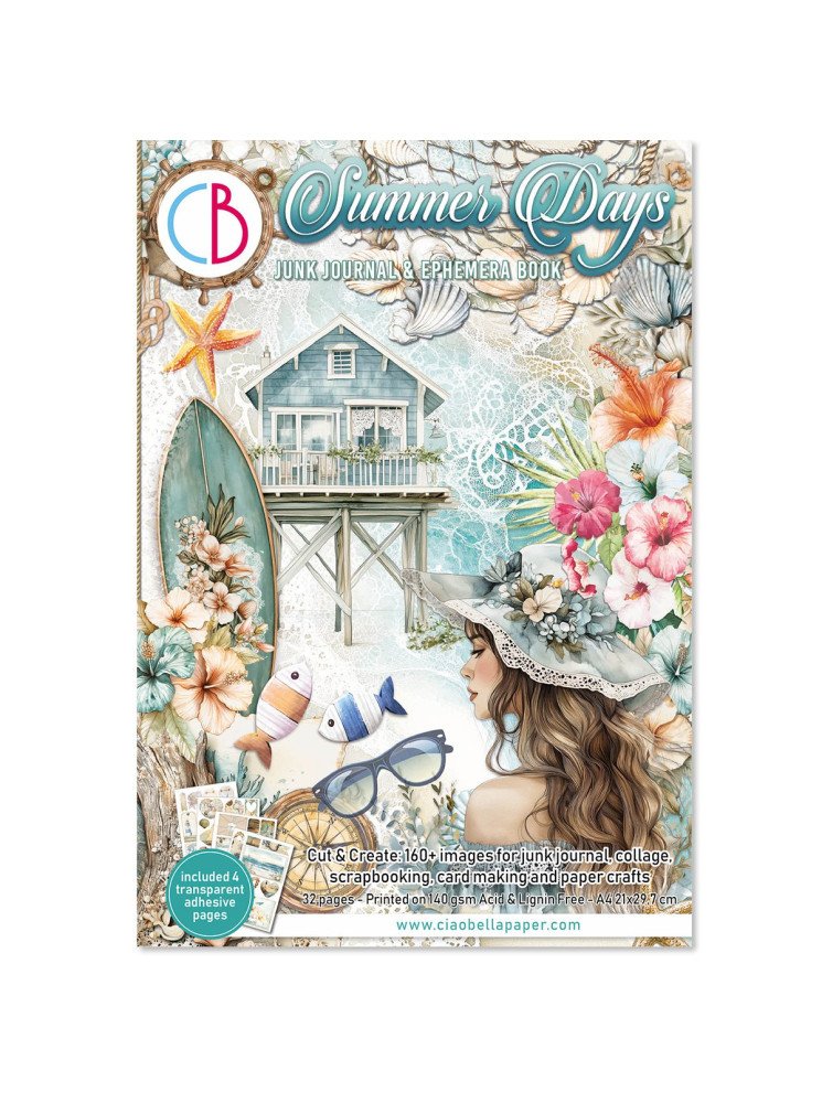 Junk Journal & Ephemera Book - Summer Days - Ciao Bella