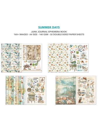 Junk Journal & Ephemera Book - Summer Days - Ciao Bella