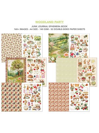 Junk Journal & Ephemera Book - Woodland Party - Ciao Bella