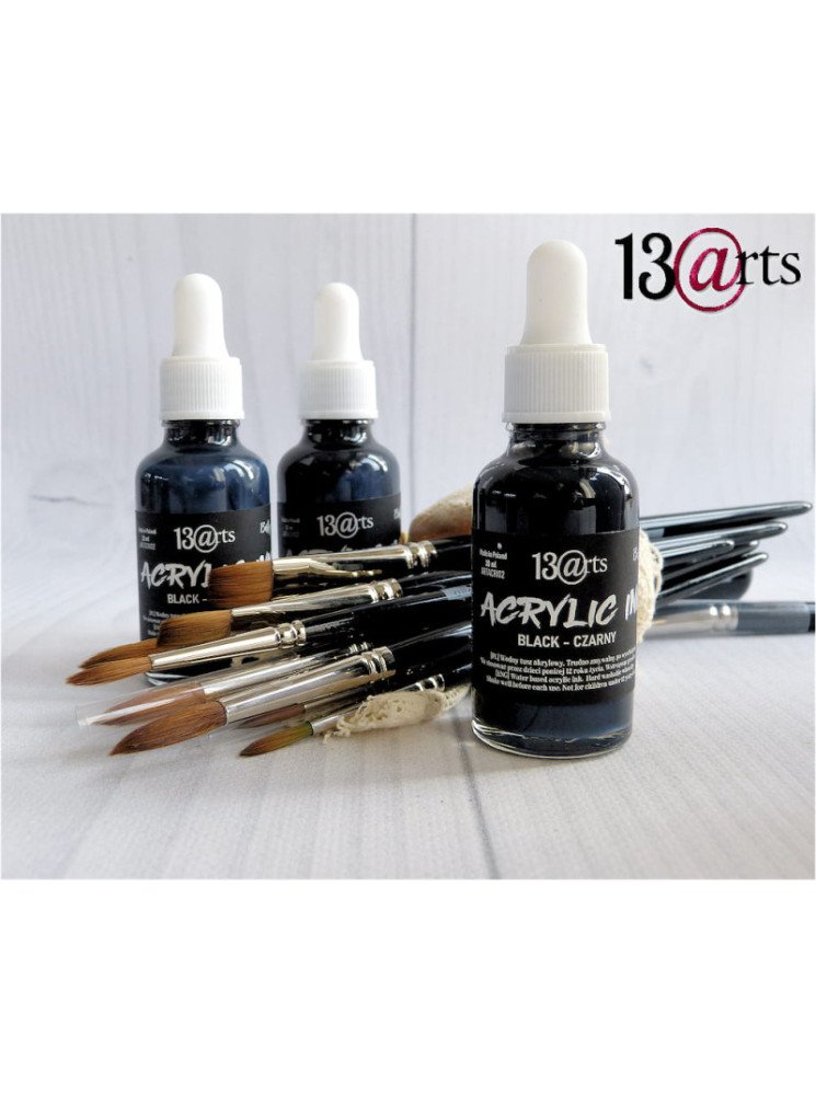 Splash - Encre acrylique - Noire - 13 @rts