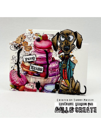 Tampon clear N° 1270 : Wacky Woof Tales - Collection "Streetwise Snouts" - Aall & Create