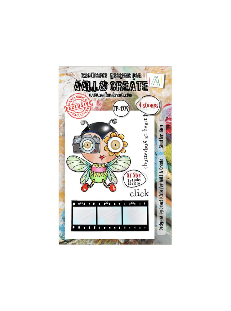 Tampon clear N° 1279 : Shutter Bug - Collection "A Year in Bloom"- Aall & create