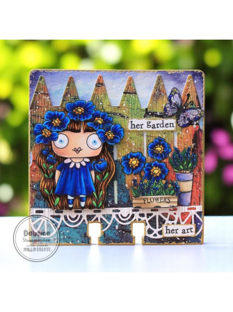 Tampon clear N° 1285 : Her Garden - Collection "A Year in Bloom"- Aall & create