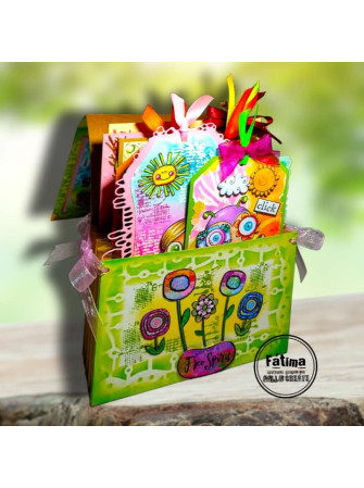 Ephemera - Die cut 91 - Bohemians - Collection "A Year in Bloom" -  Aall & Create