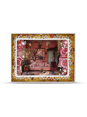 Washi Tape N° 131 - Rosy Settee - Collection "Layer-It-Up" - Aall & Create