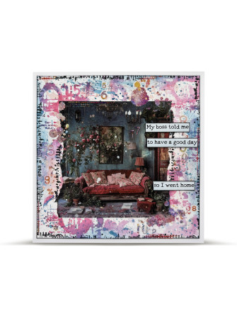 Washi Tape N° 132 - Blueish Parlor - Collection "Layer-It-Up" - Aall & Create