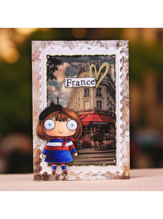 Washi Tape N° 133 - Parisian Bloomscape - Collection "Layer-It-Up" - Aall & Create