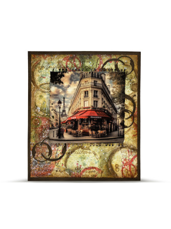 Washi Tape N° 133 - Parisian Bloomscape - Collection "Layer-It-Up" - Aall & Create