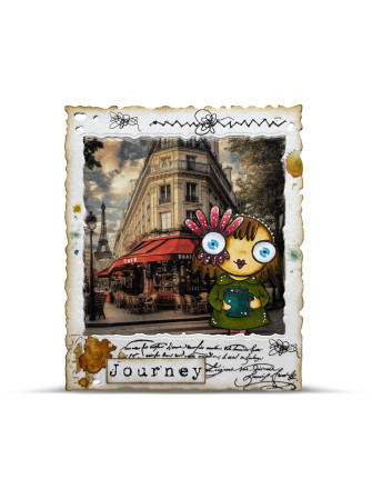 Washi Tape N° 133 - Parisian Bloomscape - Collection "Layer-It-Up" - Aall & Create